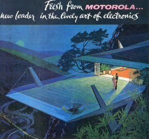 1961 illustration by Charles Schridde showing Motorola's 