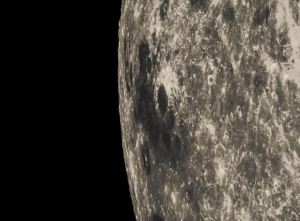 A recent photo from a Chinese moon mission, (Xinhua)