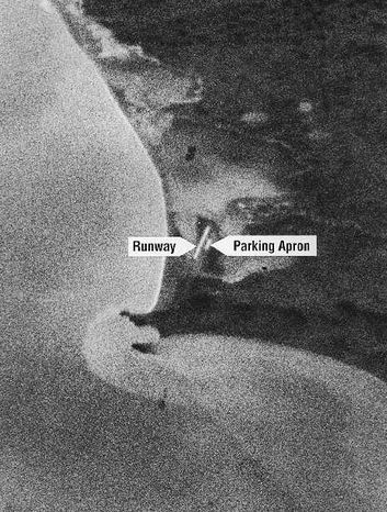 First image taken by a US spy satellite CORONA (Wikicommons) 