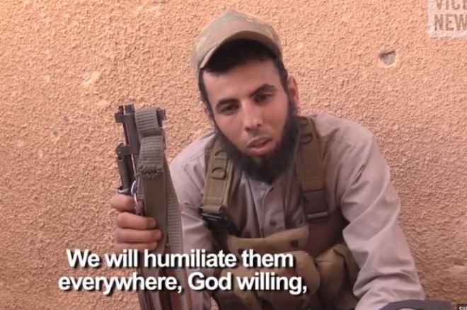 Islamic State fighter - the violent jihadist