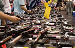 Gun show in Texas (courtesy: http://flickr.com/photos/glasgows/)